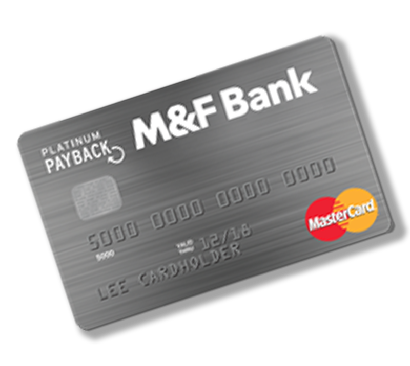 M& F platinum playback card 